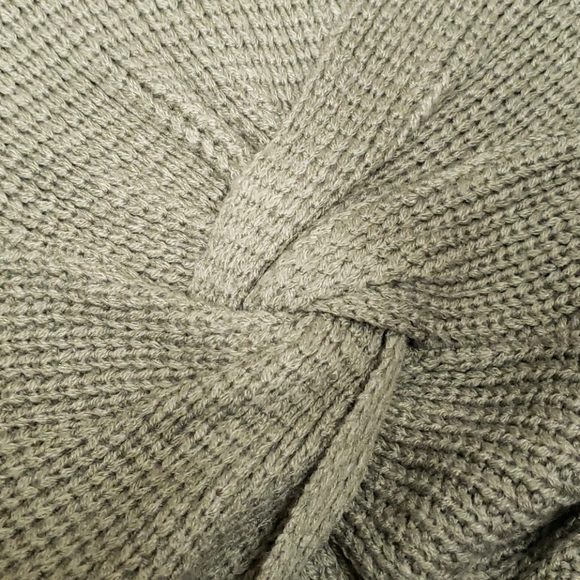 Sweater Green faux wrap - Picture 5 of 8